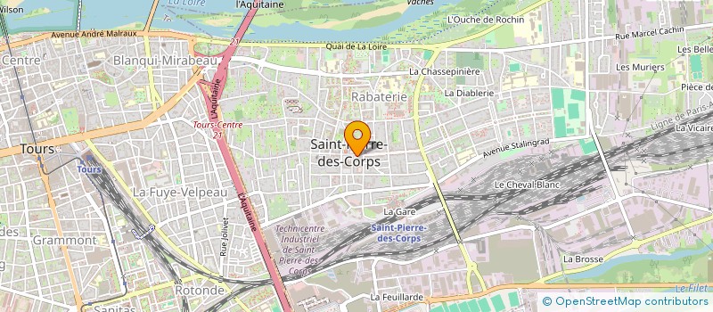 localisation de l'entreprise TOURAINE FINANCEMENTS  SAINT-PIERRE-DES-CORPS