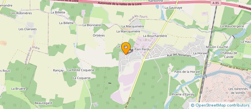 localisation de l'entreprise TOURAINE FORAGE  MONTS