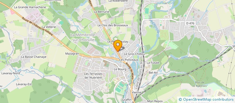 localisation de l'entreprise TOURAINE MATERIEL SA à CHARENTILLY