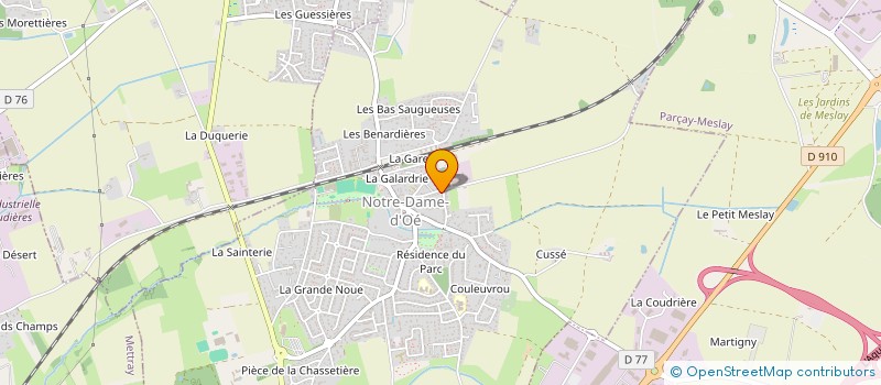 localisation de l'entreprise TOURAINE MEDICALE à NOTRE-DAME-D'OE