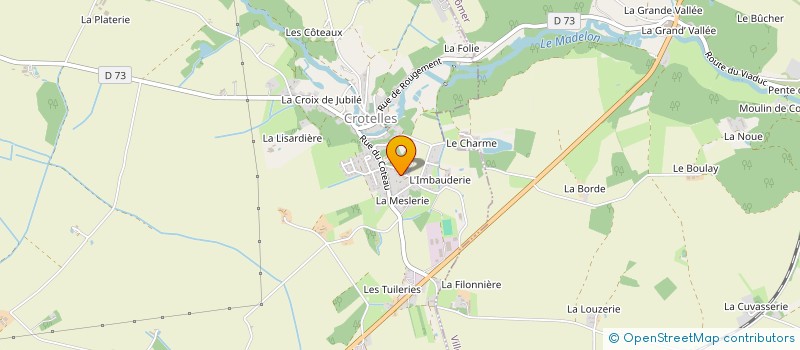localisation de l'entreprise TOURAINE MOTORS à ROCHECORBON