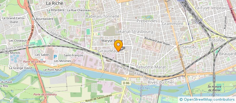 localisation de l'entreprise TOURAINE SEMINAIRES à TOURS