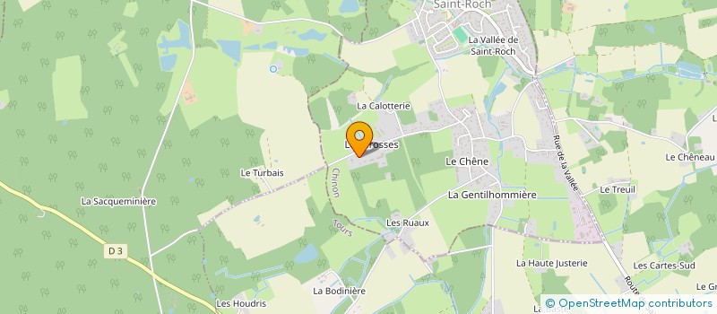localisation de l'entreprise TOURAINE TENNIS à SAINT-ROCH