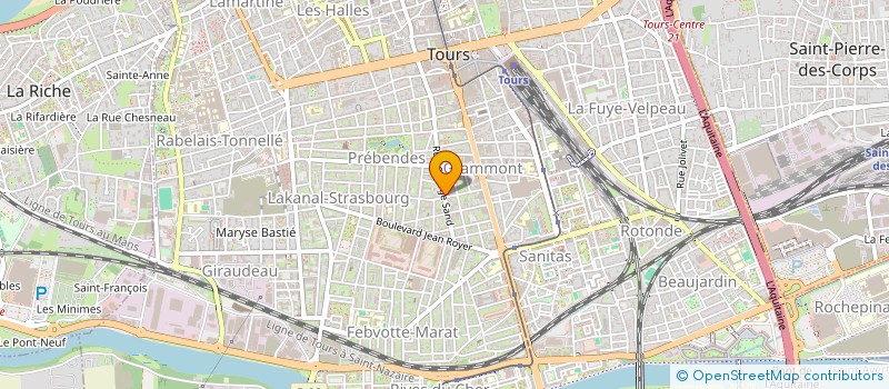 localisation de l'entreprise TOURANGEAU RAPID  TOURS