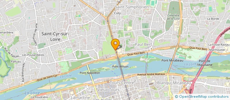 localisation de l'entreprise TOURANGELLE APPROVIS ARTICLES FUMEURS  TOURS