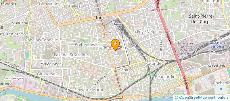 localisation de l'entreprise TOURANGELLE DE RESTAURATION  TOURS