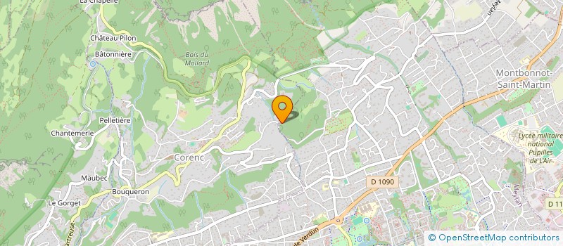 localisation de l'entreprise TOURATERRE  CORENC