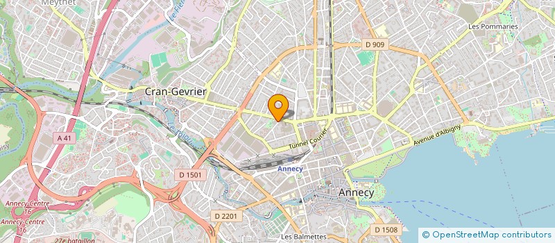 localisation de l'entreprise TOURBILLON  ANNECY