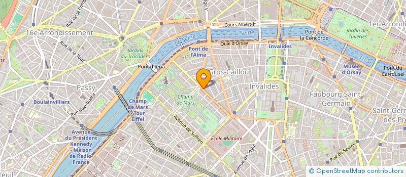 localisation de l'entreprise TOURCHET RETAIL SAS  PARIS