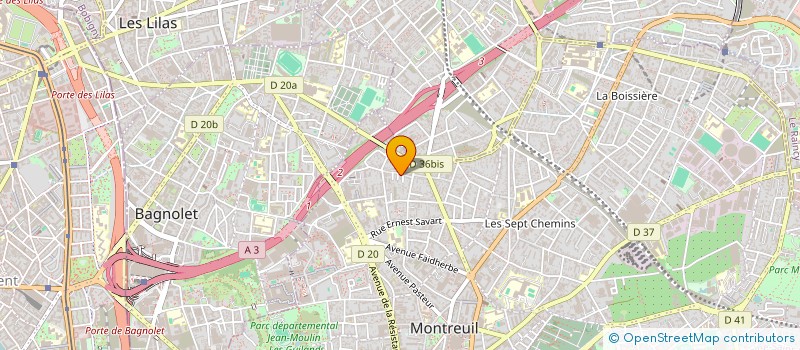 localisation de l'entreprise TOURCLR à MONTREUIL