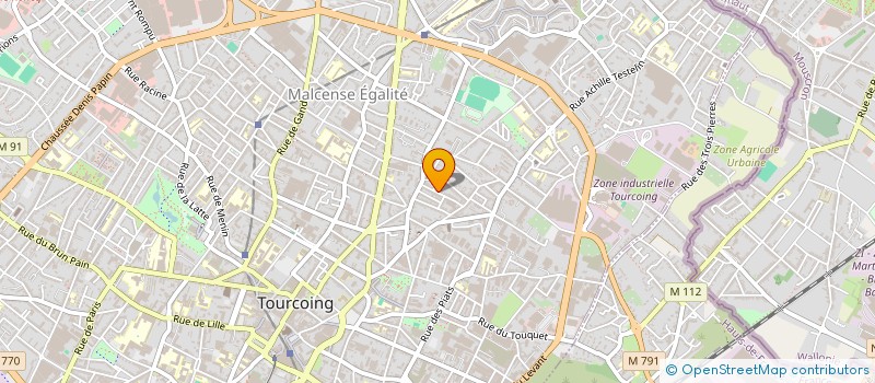 localisation de l'entreprise TOURCOING BADMINTON-CLUB  TOURCOING