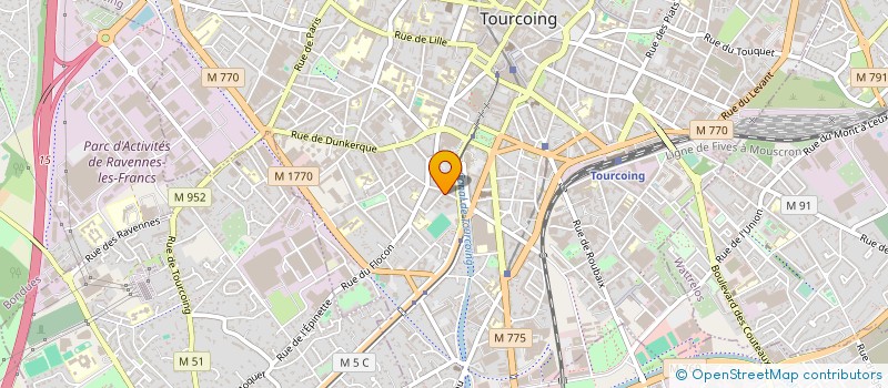 localisation de l'entreprise TOURCOING MATERIAUX à TOURCOING