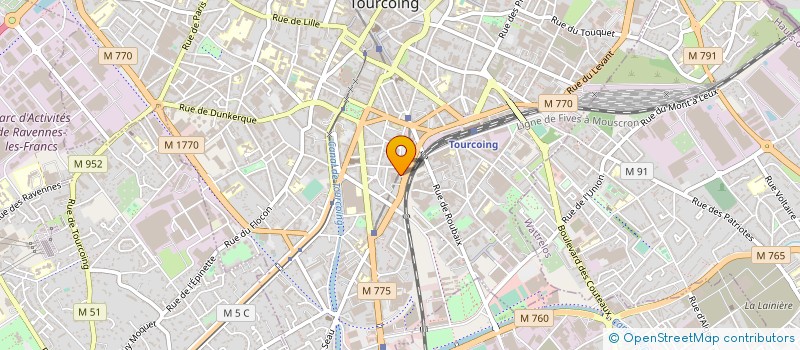 localisation de l'entreprise TOURCOING MATERIAUX  TOURCOING