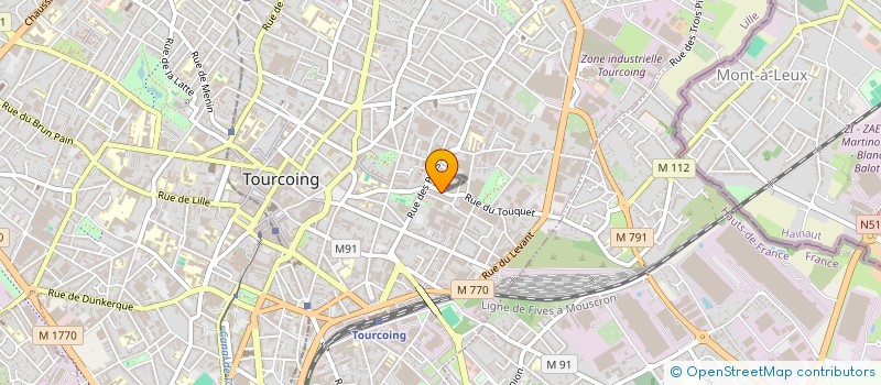 localisation de l'entreprise TOURCOING NATATION ARTISTIQUE  TOURCOING