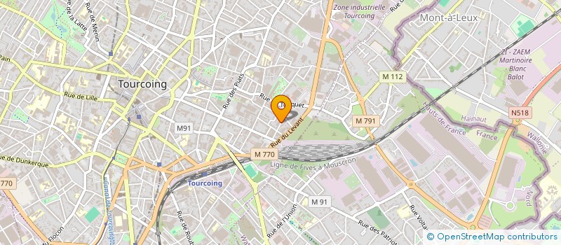 localisation de l'entreprise TOURCOING PATRIMOINE  TOURCOING