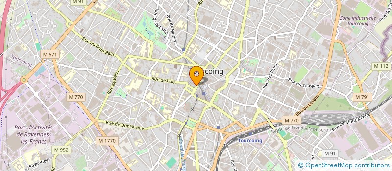 localisation de l'entreprise TOURCOING RESTAURATION  TOURCOING