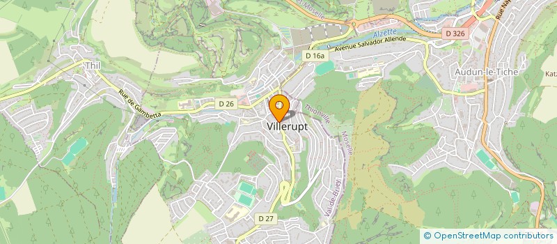 localisation de l'entreprise TOURDOT à VILLERUPT