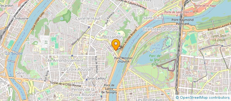 localisation de l'entreprise TOURDUP  CALUIRE-ET-CUIRE