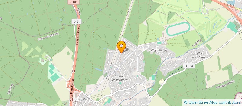 localisation de l'entreprise TOURE EXPORT ET DEVELOPPEMENT  LESIGNY