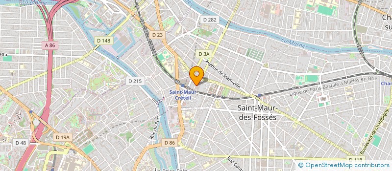 localisation de l'entreprise TOURE INVESTISSEMENT à SAINT-MAUR-DES-FOSSES