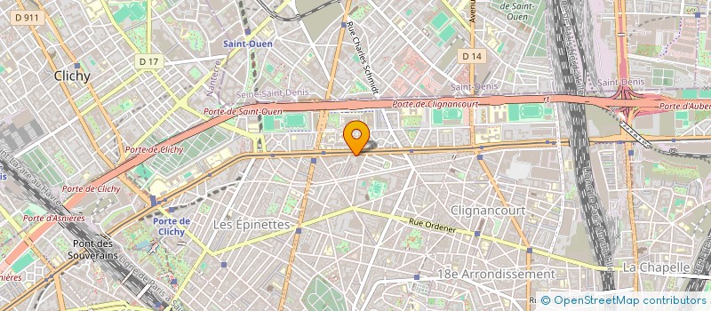 localisation de l'entreprise TOURE MAMADOU BTS PRODUCTION  PARIS