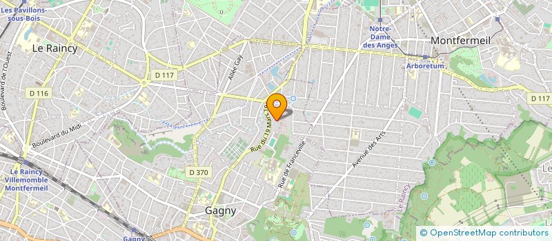 localisation de l'entreprise TOURE NETTOYAGE PLUS  GAGNY