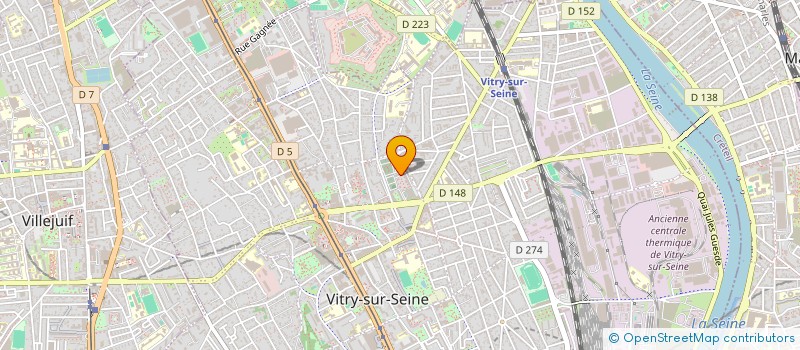 localisation de l'entreprise TOURE SEKOU & DJAMILA  VITRY-SUR-SEINE