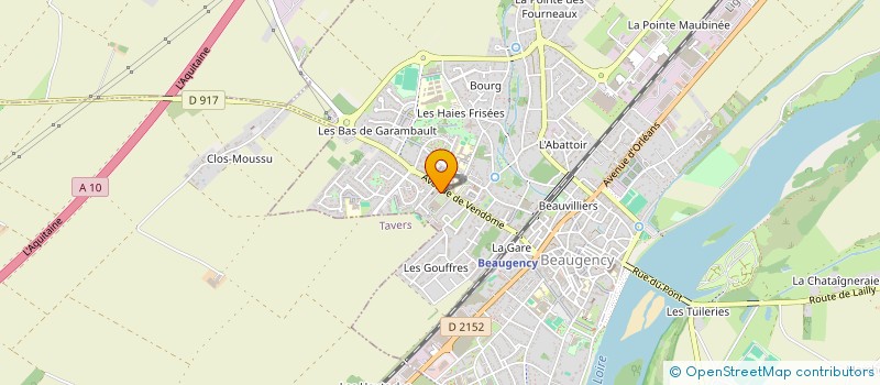 localisation de l'entreprise TOURELLE à BEAUGENCY