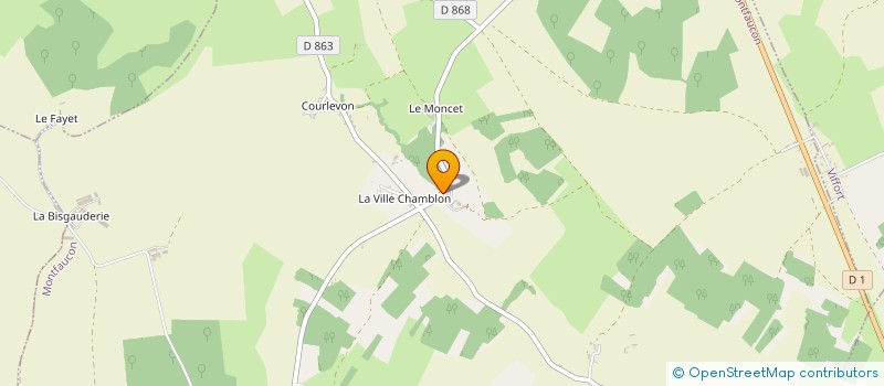 localisation de l'entreprise TOURET PERE ET FILS à MONTFAUCON