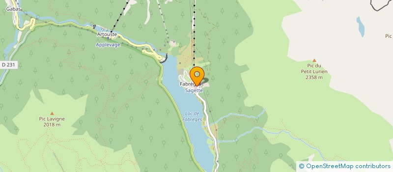 localisation de l'entreprise TOURETTES  LARUNS