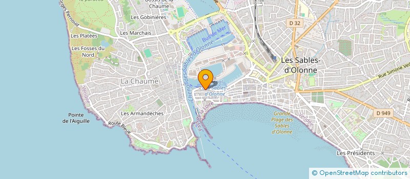 localisation de l'entreprise TOURIM à LES SABLES D'OLONNE