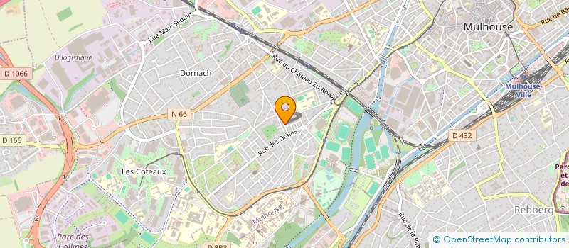 localisation de l'entreprise TOURING CLUB DE MULHOUSE  MULHOUSE