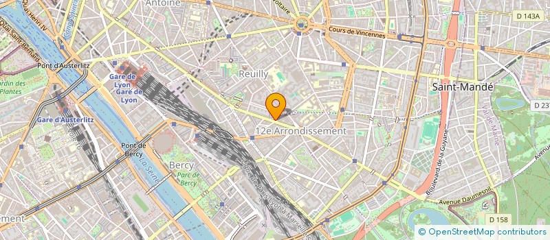 localisation de l'entreprise TOURING PLONGEE ILE DE FRANCE  PARIS