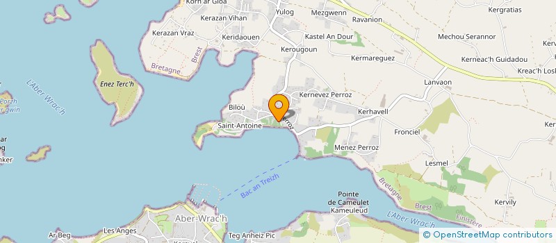 localisation de l'entreprise TOURIS  PLOUGUERNEAU