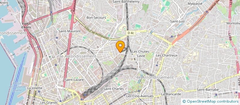 localisation de l'entreprise TOURISME ACTION CONCERTATION à MARSEILLE