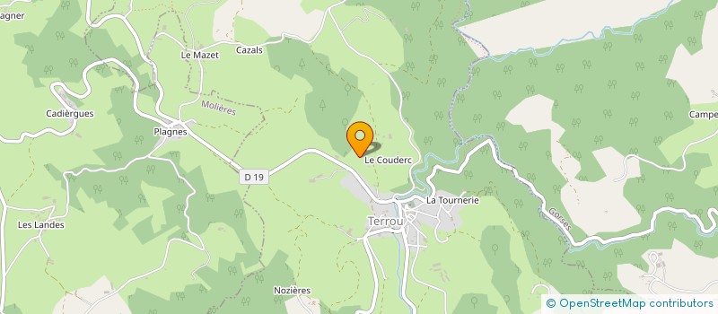 localisation de l'entreprise TOURISME ATTELE DIFFUSION  AYNAC