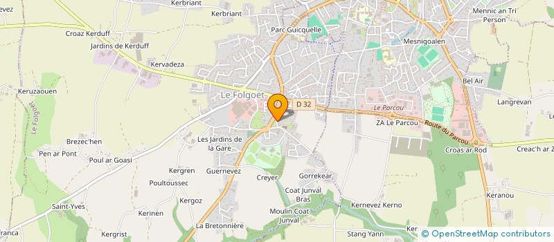 localisation de l'entreprise TOURISME COTE DES LEGENDES - NORD BRETAGNE à LESNEVEN