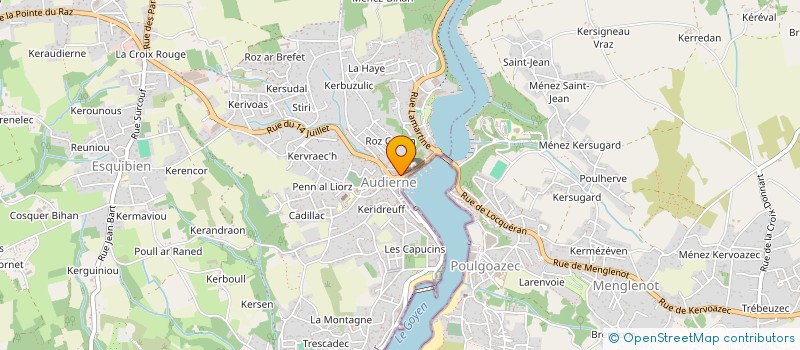 localisation de l'entreprise TOURISME EN CAP SIZUN  AUDIERNE