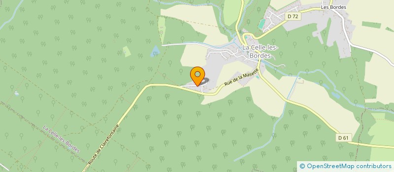 localisation de l'entreprise TOURISME EN FRANCE TEF  LA CELLE-LES-BORDES