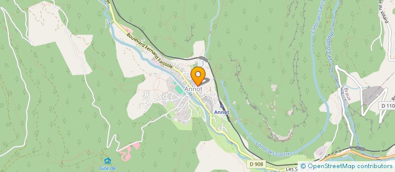 localisation de l'entreprise TOURISME EQUESTRE CENTRE DE LOISIRS à ANNOT