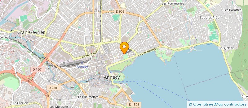 localisation de l'entreprise TOURISME ET AVENIR  ANNECY