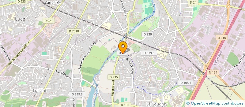 localisation de l'entreprise TOURISME ET CULTURE DE L'EURE ET LOIR ASSOCIATION DES PERSONNELS DES GROUPES LA POSTE ET ORANGE à LE COUDRAY