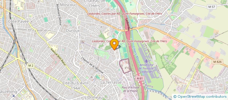 localisation de l'entreprise TOURISME ET HEBERGEMENT à TOULOUSE