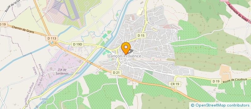 localisation de l'entreprise TOURISME ET LOISIRS A LANCON DE PROVENCE.  LANCON-PROVENCE