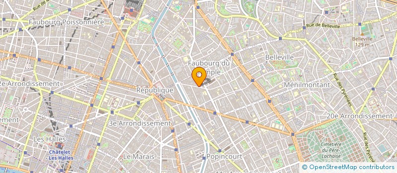 localisation de l'entreprise TOURISME ET LOISIRS DE FRANCE  PARIS