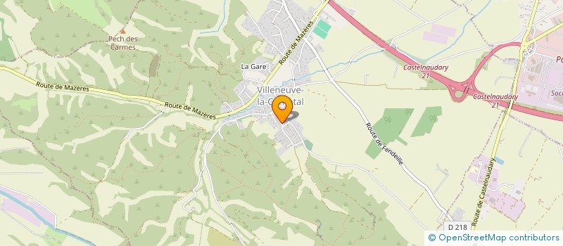 localisation de l'entreprise TOURISME ET NATURE  LA POMAREDE