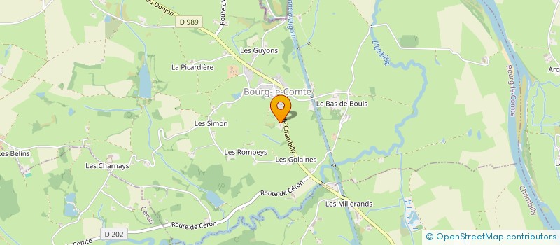 localisation de l'entreprise TOURISME ET PATRIMOINE EN BRIONNAIS  BOURG-LE-COMTE