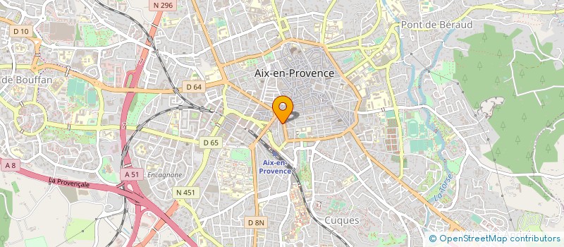 localisation de l'entreprise TOURISME HOTELLERIE SAUER INTERNATIONAL à AIX-EN-PROVENCE