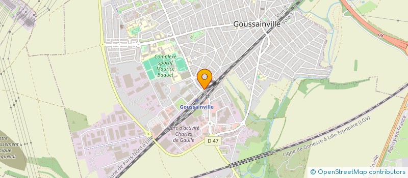 localisation de l'entreprise TOURISME INITIATIVES MULTIPLES SA  GOUSSAINVILLE