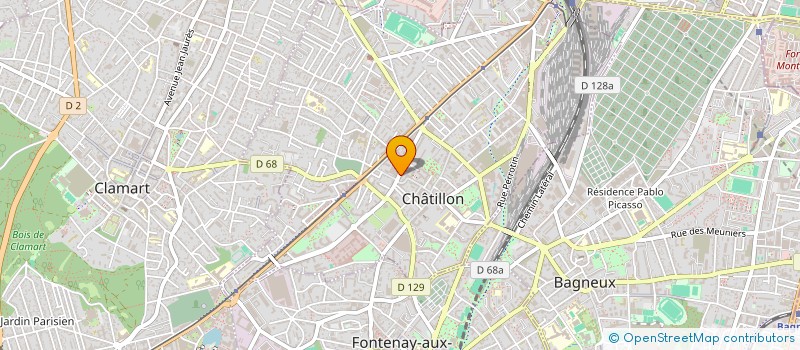 localisation de l'entreprise TOURISME JUDICIAIRE  CHATILLON